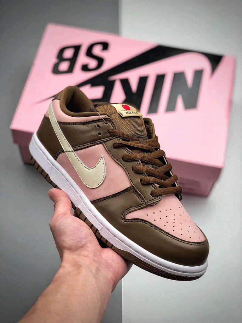 nike dunk low stussy cherry